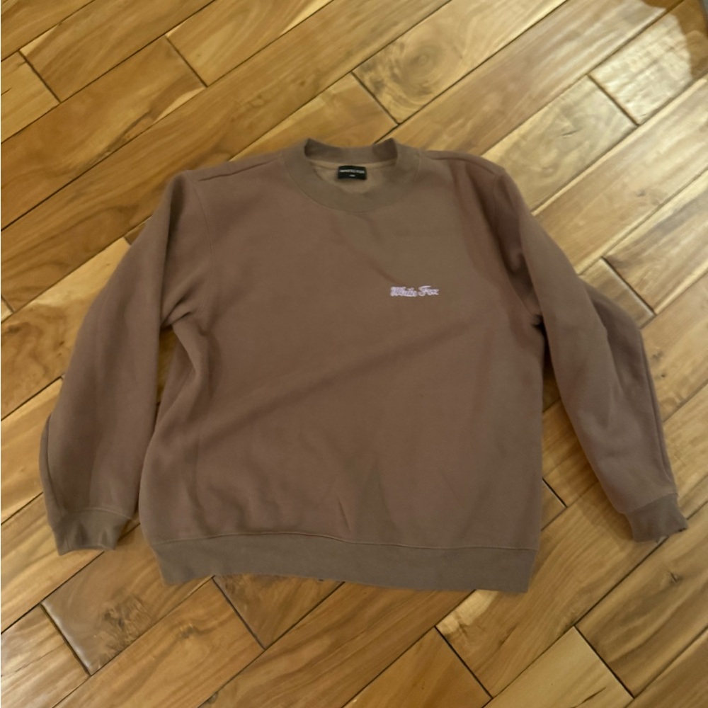 White Fox Boutique Men's Tan Crewneck Sweater